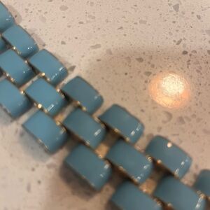 J. Crew Blue and Gold Bracelet